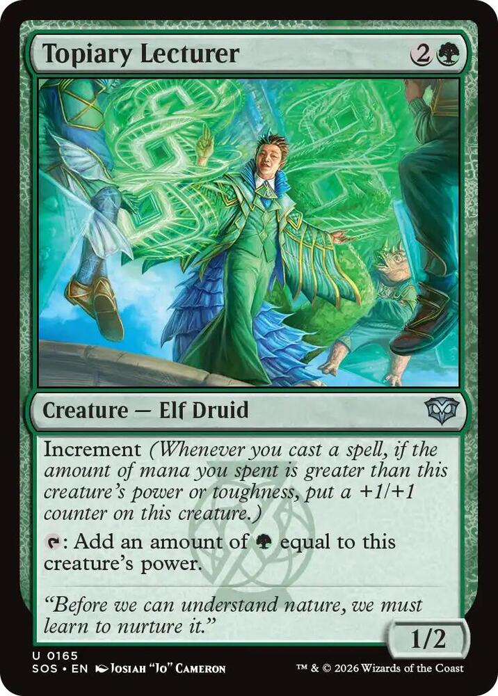 Topiary Lecturer [Secrets of Strixhaven] 165