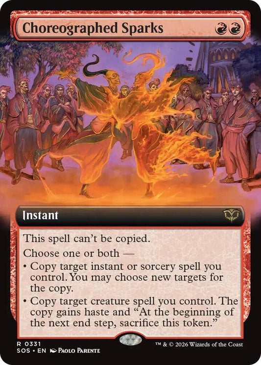 Choreographed Sparks (Extended Art) [Secrets of Strixhaven] 331