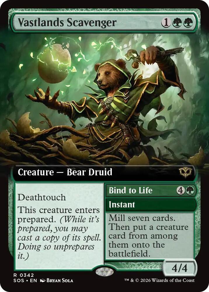 Vastlands Scavenger (Extended Art) [Secrets of Strixhaven] 342