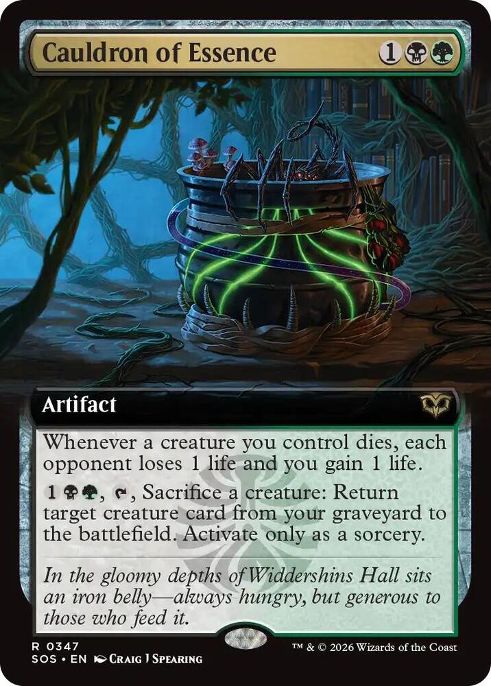 Cauldron of Essence (Extended Art) [Secrets of Strixhaven] 347