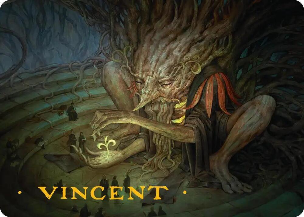 Old-Growth Educator Art Card (Gold-Stamped Signature) [Art Series: Secrets of Strixhaven] 20