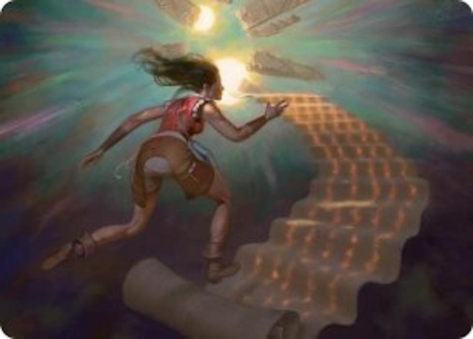 Pursue the Past Art Card [Art Series: Secrets of Strixhaven] 22