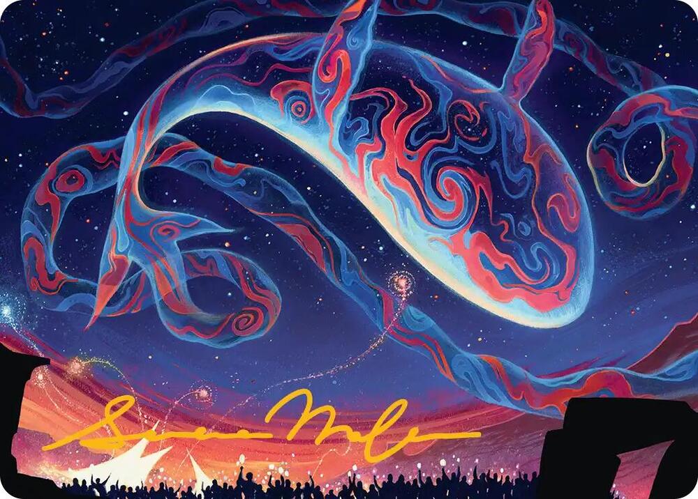 Spectacular Skywhale Art Card (Gold-Stamped Signature) [Art Series: Secrets of Strixhaven] 24