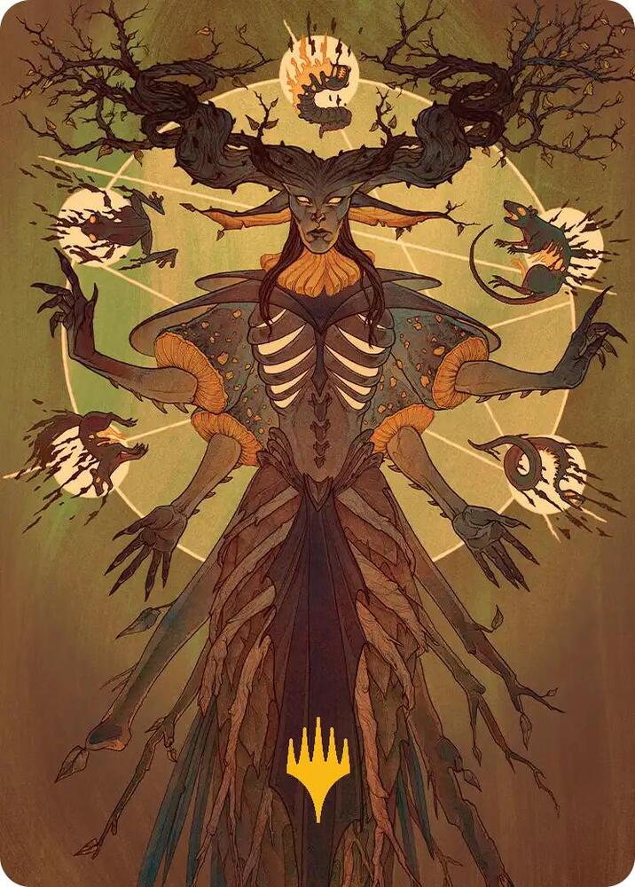 Culling Ritual Art Card (Gold-Stamped Planeswalker Symbol) [Art Series: Secrets of Strixhaven] 48