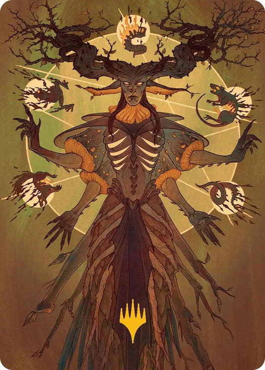 Culling Ritual Art Card (Gold-Stamped Planeswalker Symbol) [Art Series: Secrets of Strixhaven] 48
