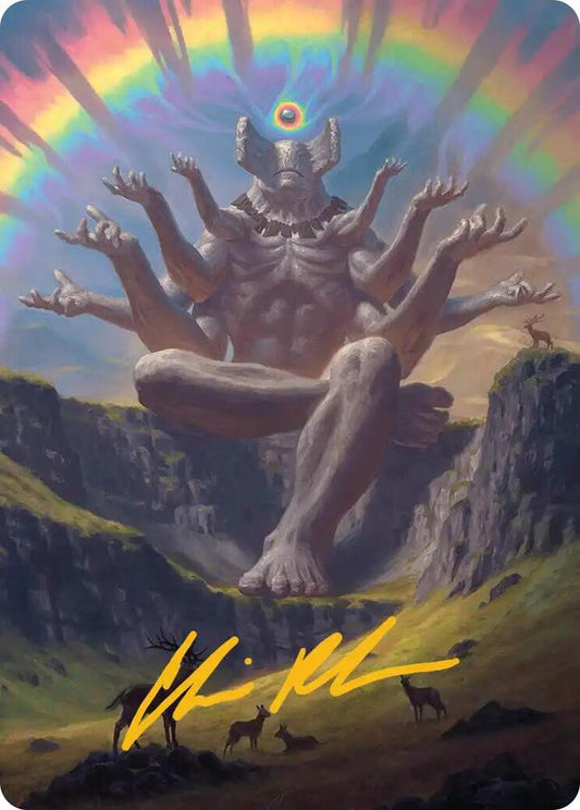 Transcendent Archaic Art Card (Gold-Stamped Signature) [Art Series: Secrets of Strixhaven] 1