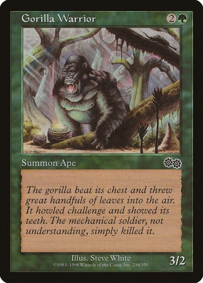Gorilla Warrior [Urza's Saga] 256