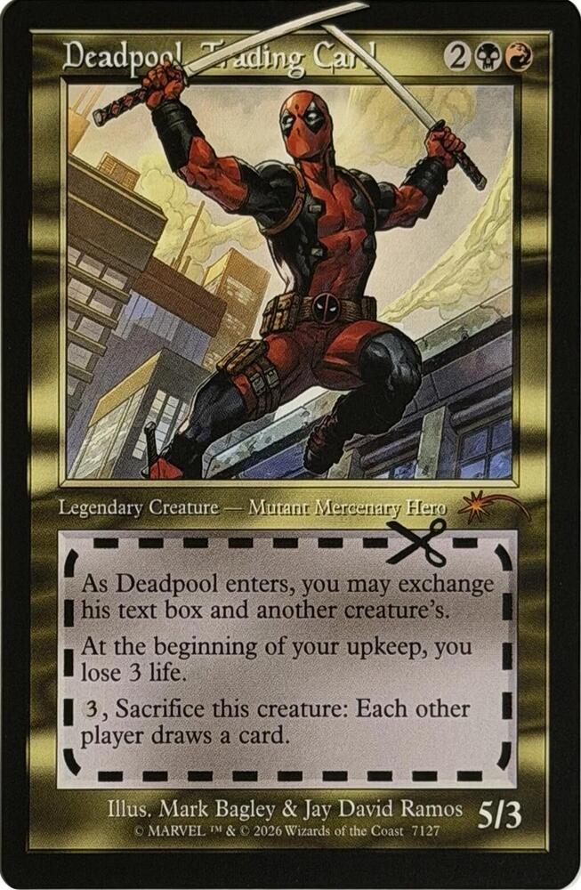 Deadpool, Trading Card (7127) [Secret Lair Drop Series] 7127