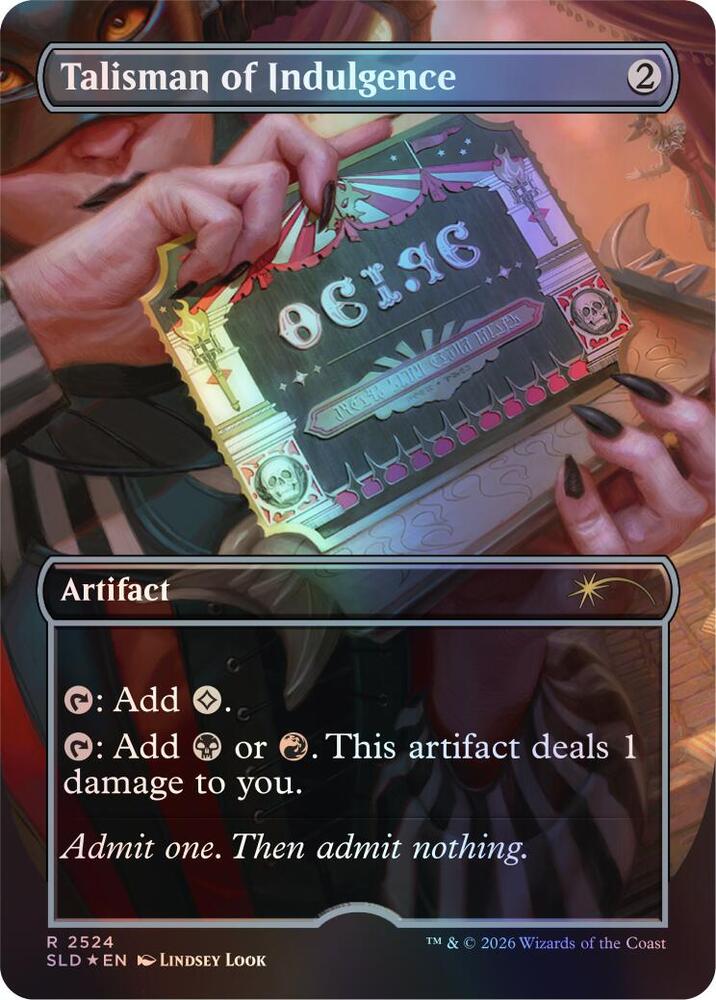 Talisman of Indulgence [Secret Lair Drop Series] 2524