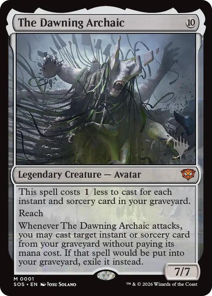 The Dawning Archaic [Promo Pack: Secrets of Strixhaven] 1