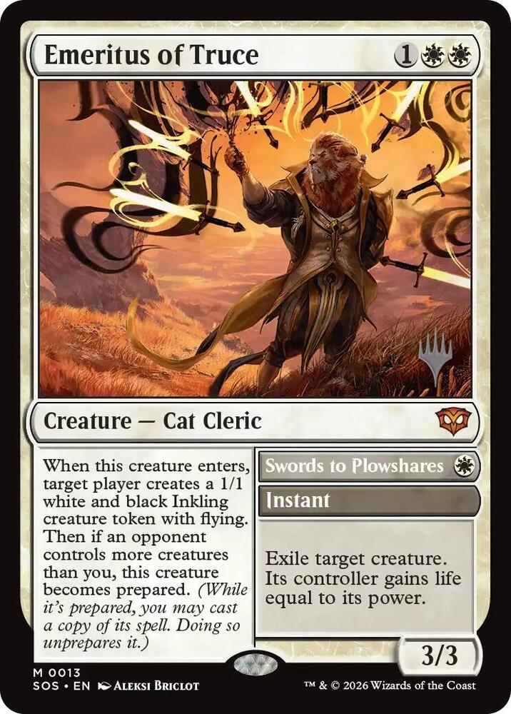 Emeritus of Truce [Promo Pack: Secrets of Strixhaven] 13