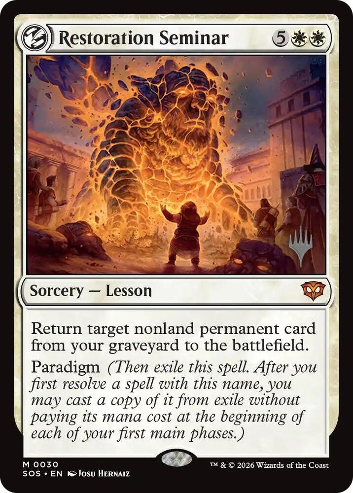 Restoration Seminar [Promo Pack: Secrets of Strixhaven] 30
