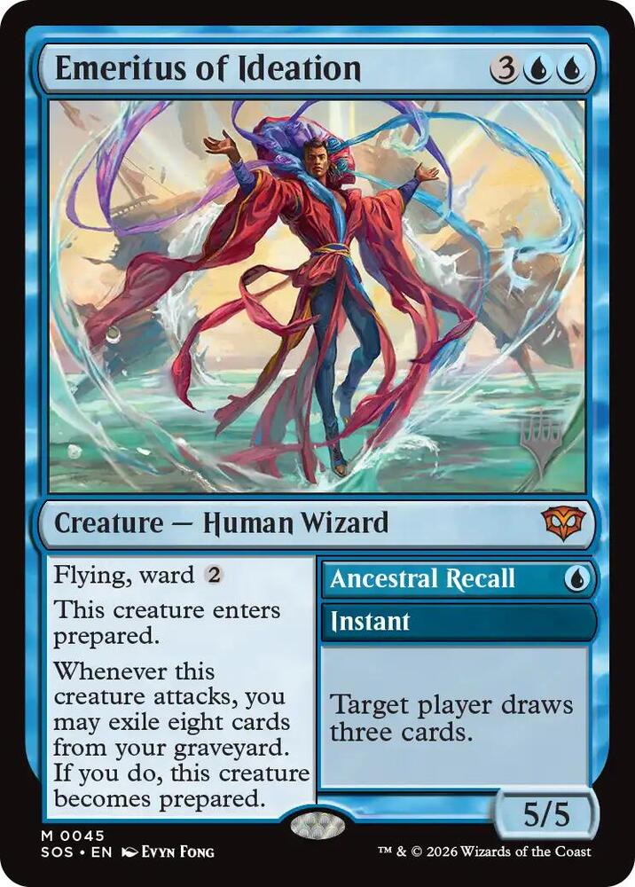 Emeritus of Ideation [Promo Pack: Secrets of Strixhaven] 45