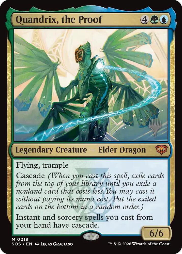 Quandrix, the Proof [Promo Pack: Secrets of Strixhaven] 218