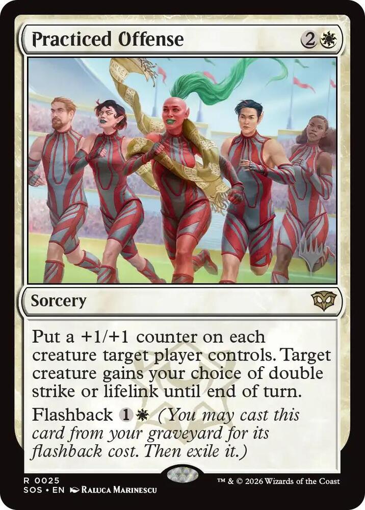 Practiced Offense [Promo Pack: Secrets of Strixhaven] 25