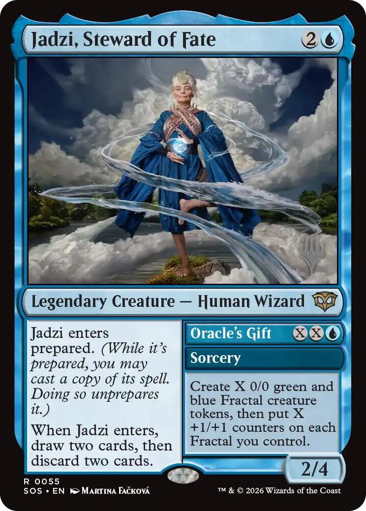 Jadzi, Steward of Fate [Promo Pack: Secrets of Strixhaven] 55