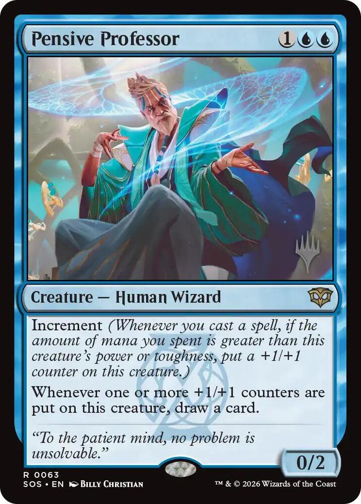 Pensive Professor [Promo Pack: Secrets of Strixhaven] 63