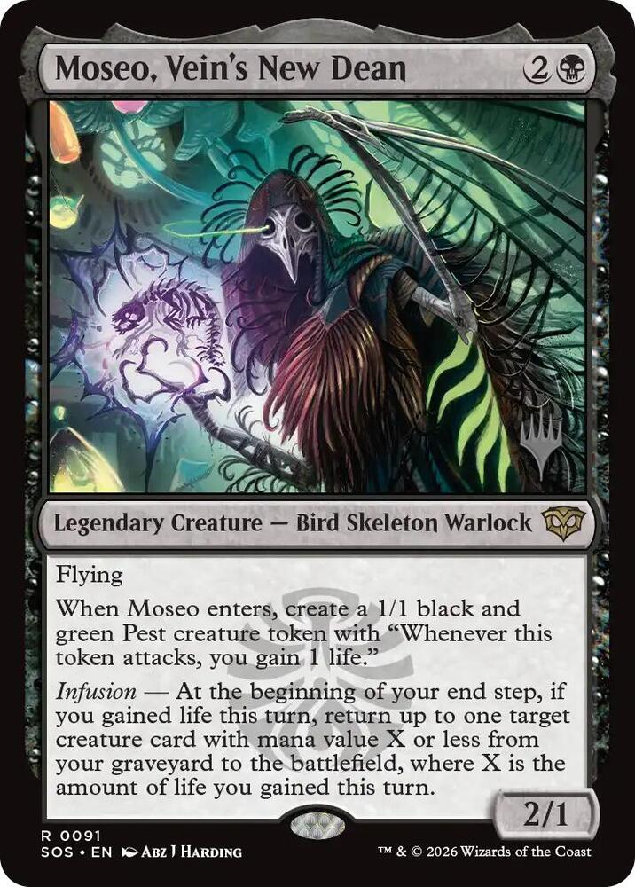 Moseo, Vein's New Dean [Promo Pack: Secrets of Strixhaven] 91