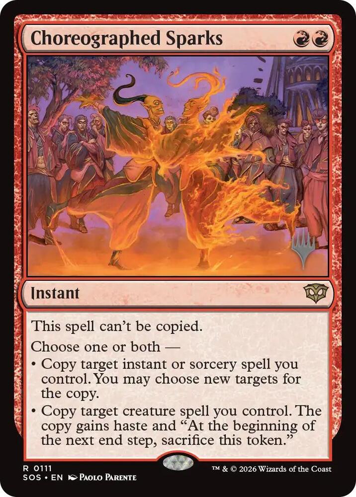 Choreographed Sparks [Promo Pack: Secrets of Strixhaven] 111