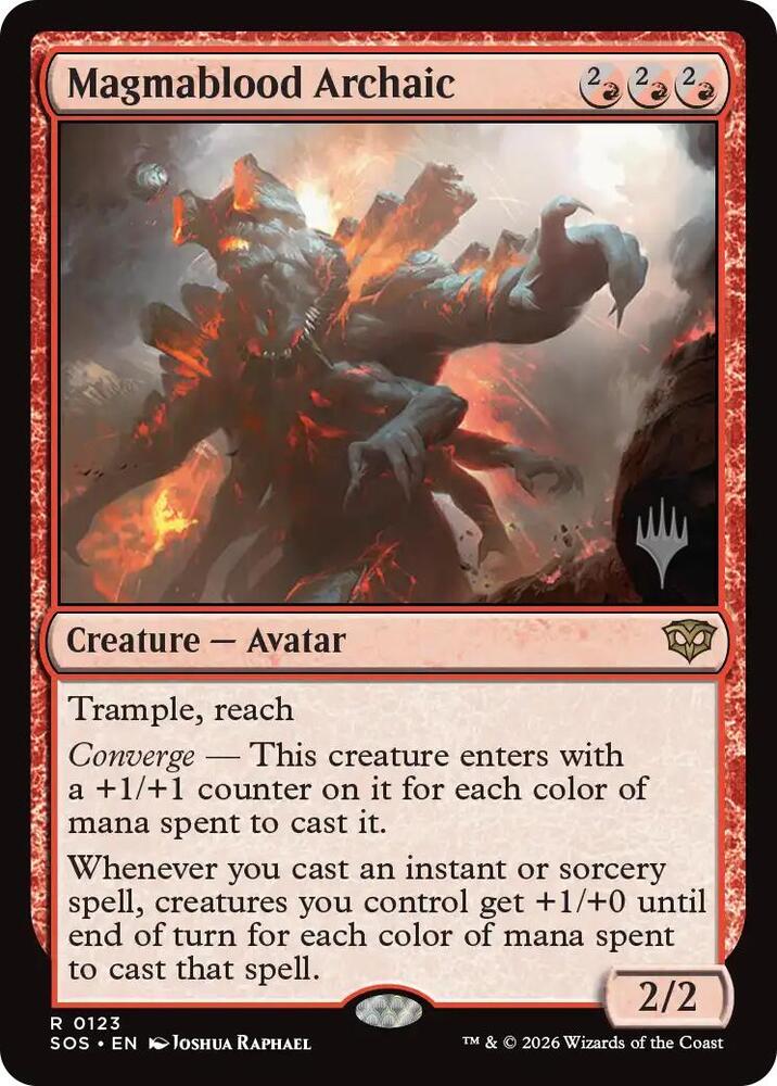 Magmablood Archaic [Promo Pack: Secrets of Strixhaven] 123
