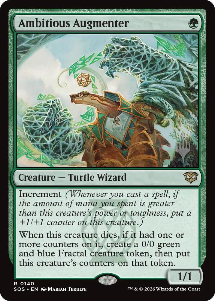 Ambitious Augmenter [Promo Pack: Secrets of Strixhaven] 140