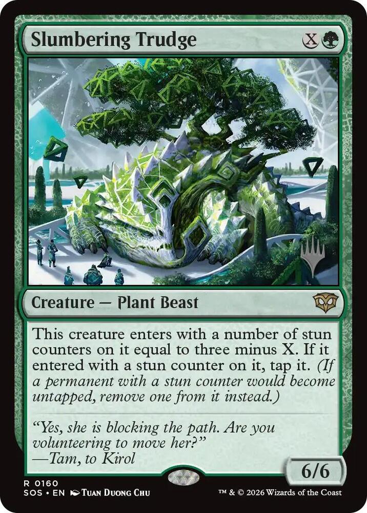 Slumbering Trudge [Promo Pack: Secrets of Strixhaven] 160