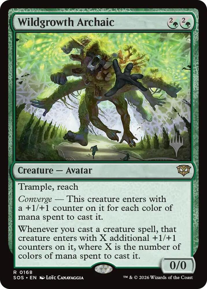 Wildgrowth Archaic [Promo Pack: Secrets of Strixhaven] 168