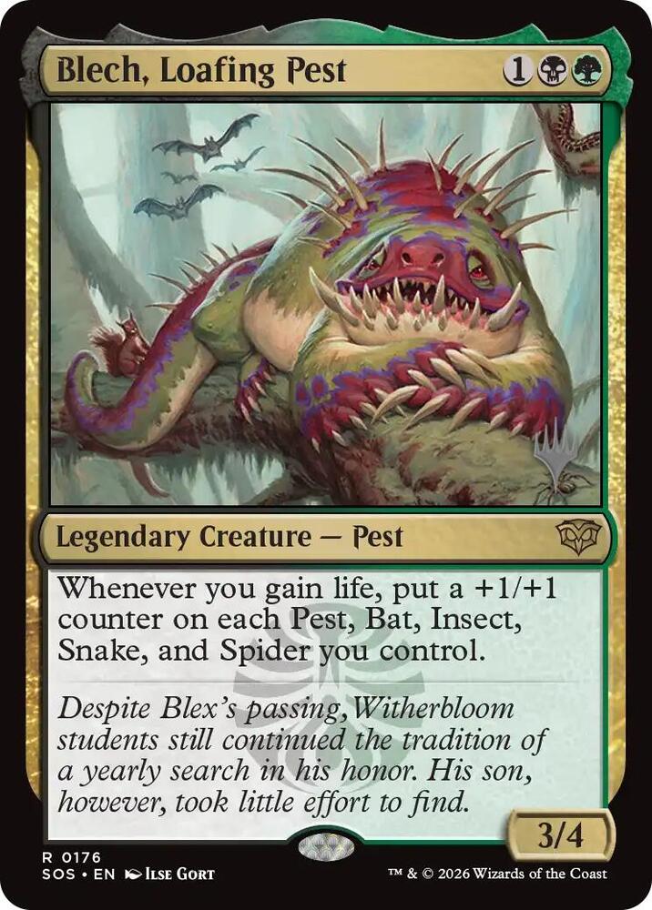 Blech, Loafing Pest [Promo Pack: Secrets of Strixhaven] 176