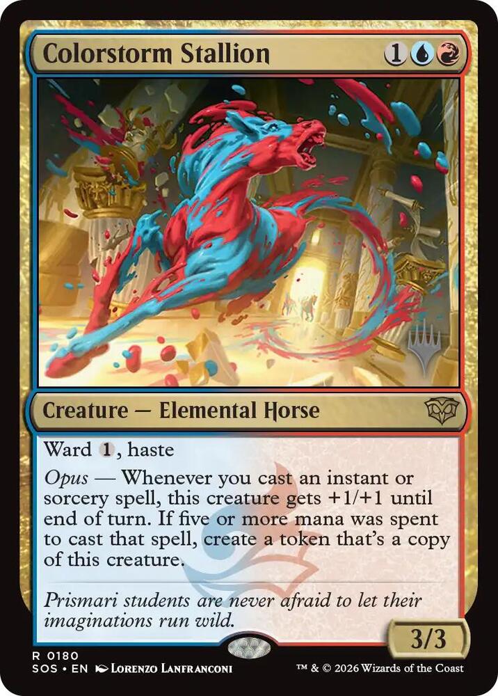 Colorstorm Stallion [Promo Pack: Secrets of Strixhaven] 180