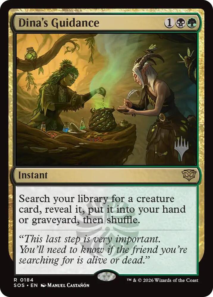 Dina's Guidance [Promo Pack: Secrets of Strixhaven] 184