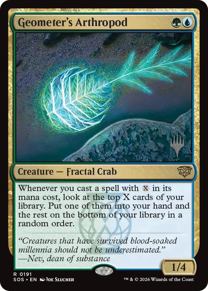 Geometer's Arthropod [Promo Pack: Secrets of Strixhaven] 191
