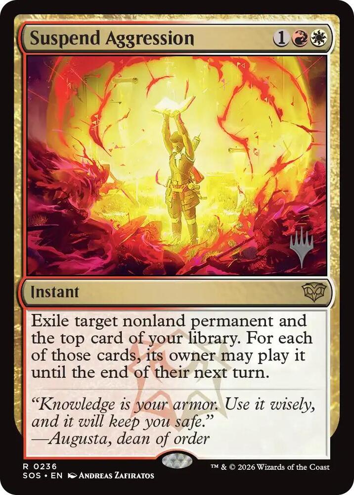 Suspend Aggression [Promo Pack: Secrets of Strixhaven] 236