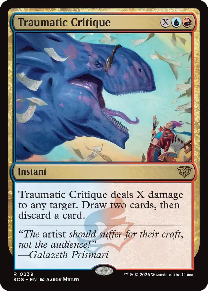Traumatic Critique [Promo Pack: Secrets of Strixhaven] 239