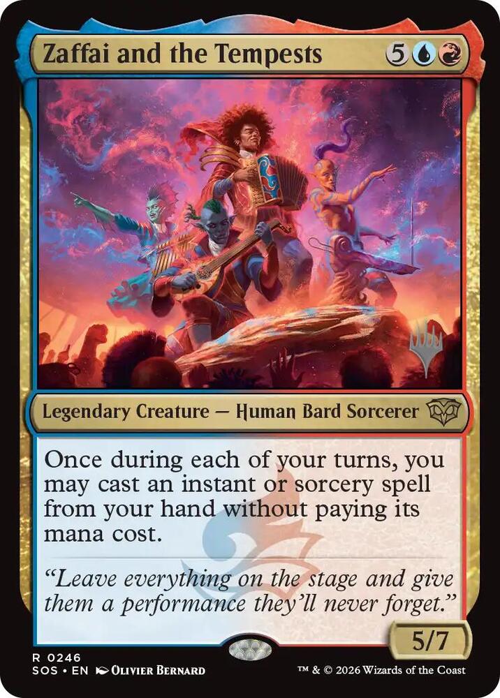 Zaffai and the Tempests [Promo Pack: Secrets of Strixhaven] 246