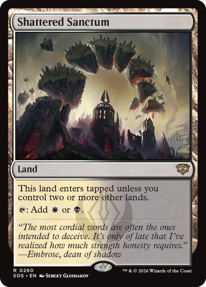 Shattered Sanctum [Promo Pack: Secrets of Strixhaven] 260