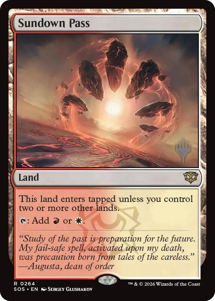 Sundown Pass [Promo Pack: Secrets of Strixhaven] 264