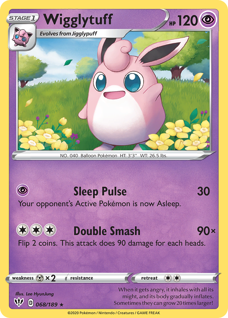 Wigglytuff - 68/189 Darkness Ablaze