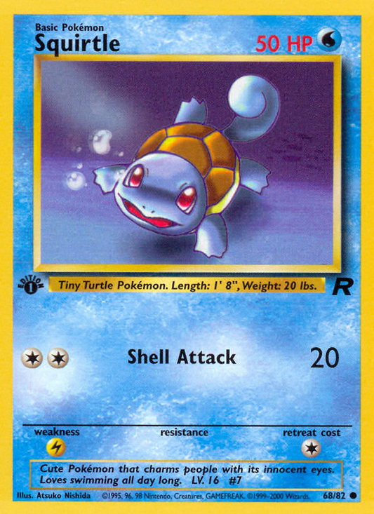 Squirtle - 68/82 Team Rocket