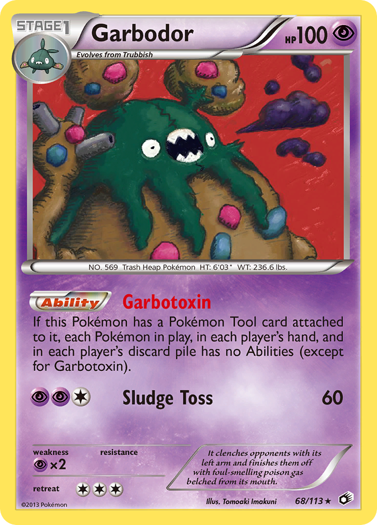 Garbodor - 68/113 Legendary Treasures