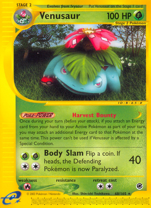 Venusaur - 68/165 Expedition Base Set