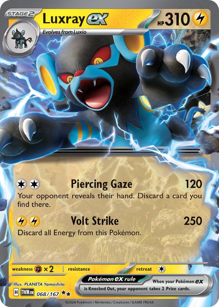 Luxray ex - 68/167 Twilight Masquerade