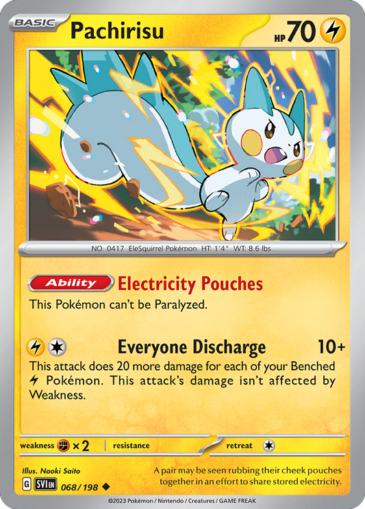 Pachirisu - 68/198 Scarlet & Violet