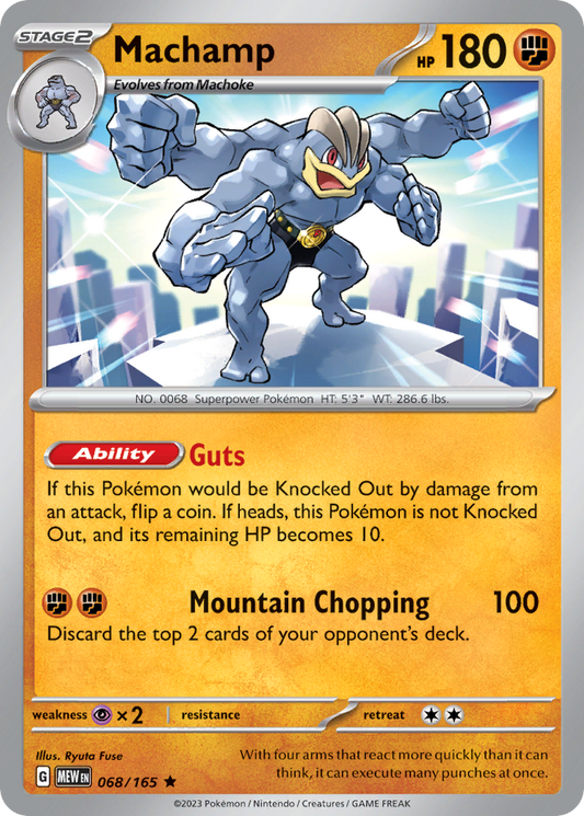 Machamp - 68/165 151