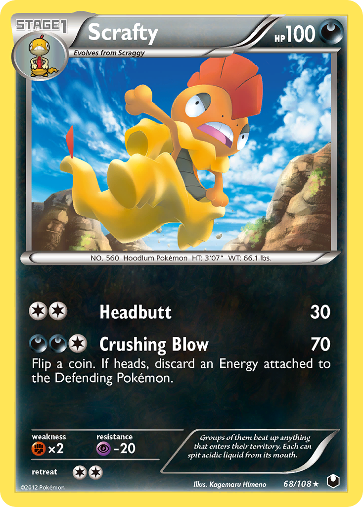 Scrafty - 68/108 Dark Explorers