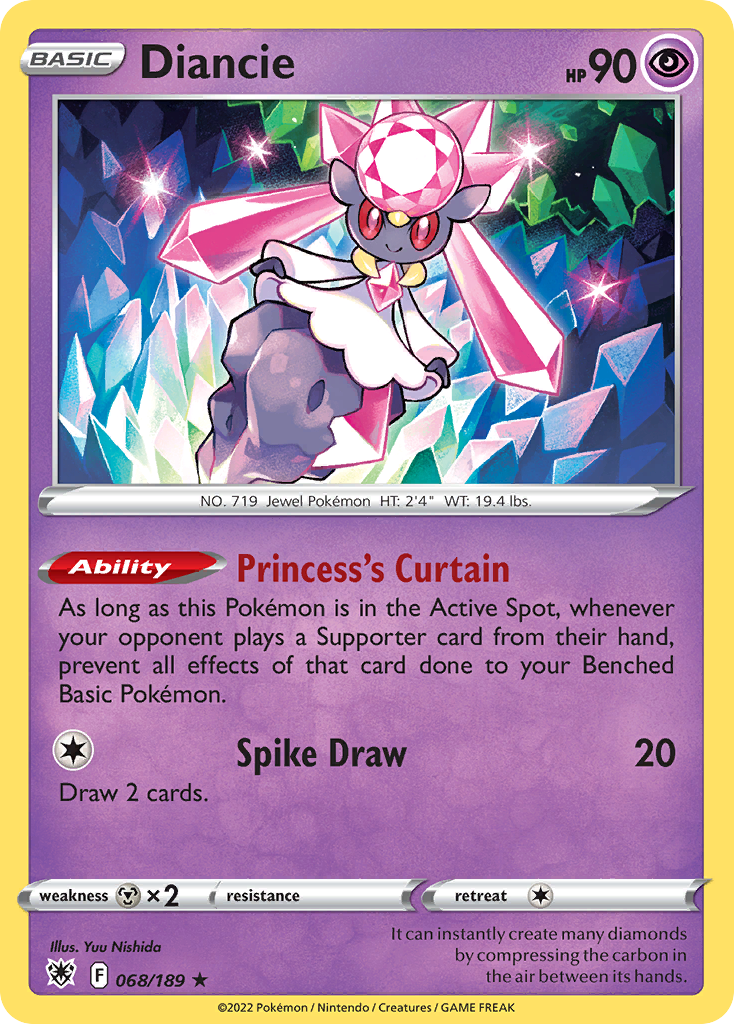 Diancie - 68/189 Astral Radiance