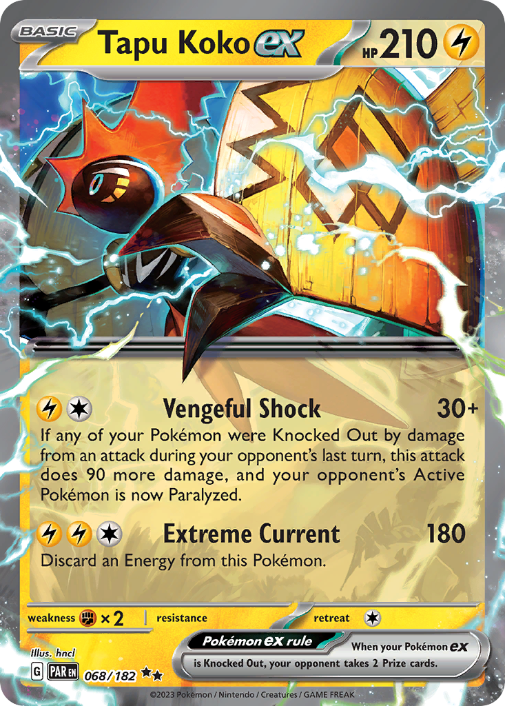 Tapu Koko ex - 68/182 Paradox Rift