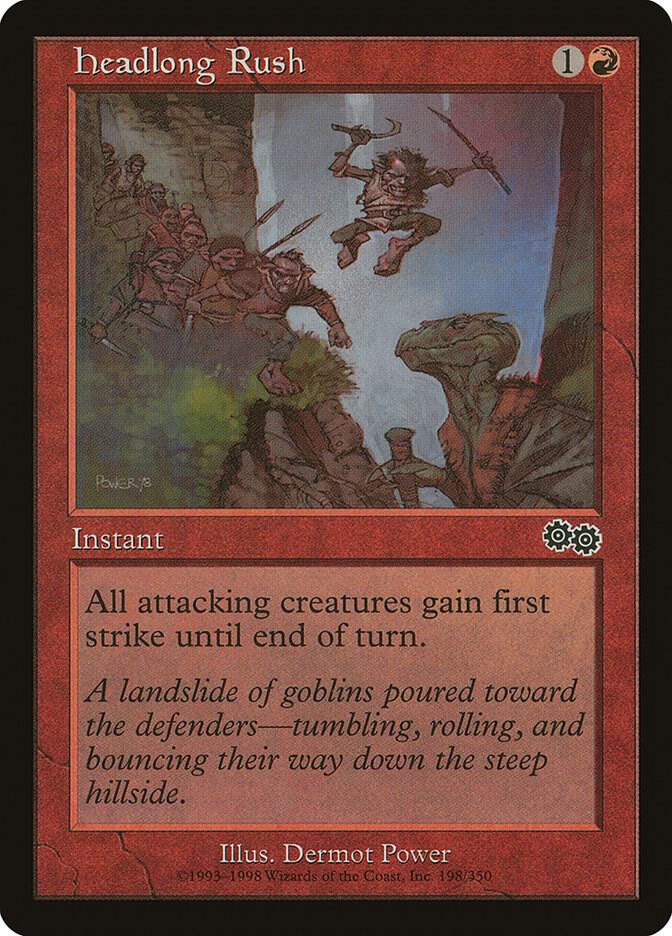 Headlong Rush [Urza's Saga] 198