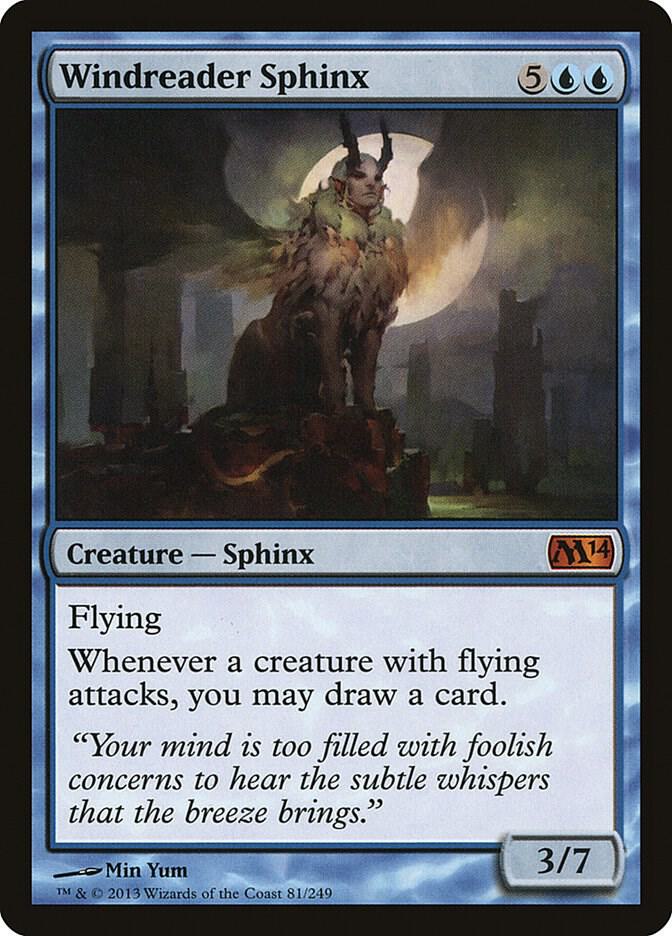 Windreader Sphinx [Magic 2014 (M14)] 81