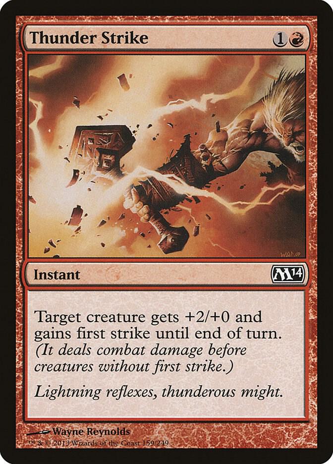Thunder Strike [Magic 2014 (M14)] 159