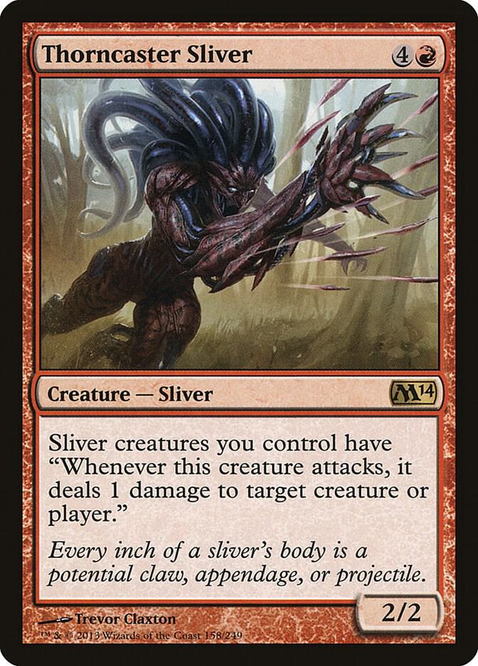 Thorncaster Sliver [Magic 2014 (M14)] 158